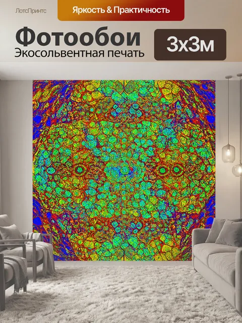 Фотообои абстракция в стиле раскраска