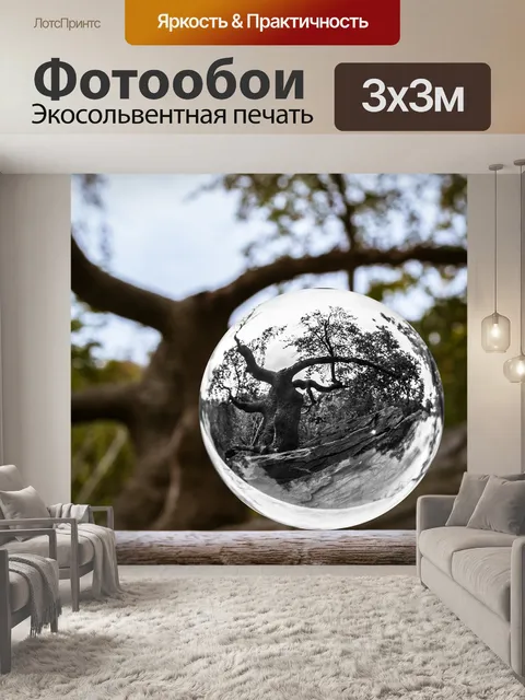 Фотообои Стеклянный шар