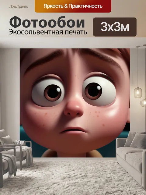 Фотообои любопытный