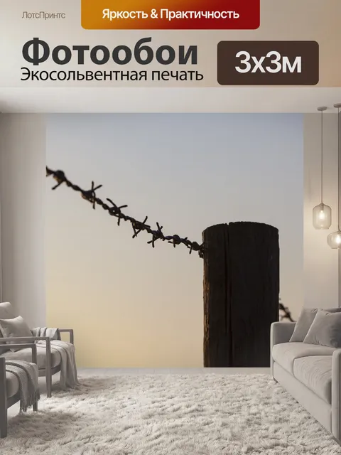 Фотообои Колючая проволока