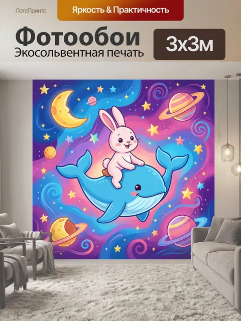 300 × 300 см · Экосольвентная печать