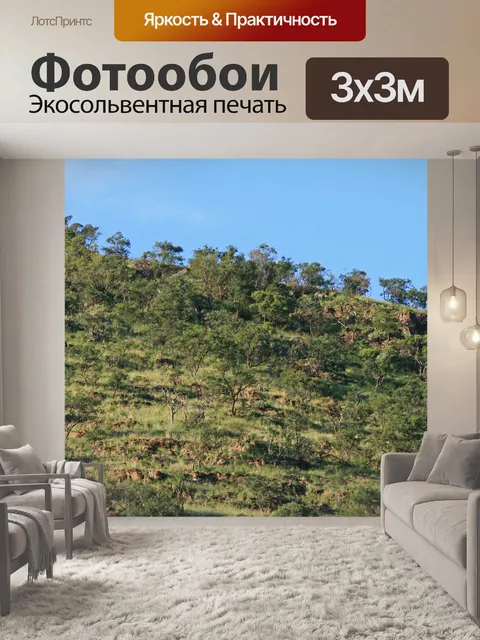 Фотообои контур холма