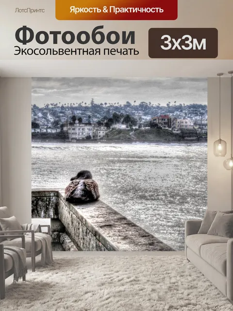Фотообои Seagull Cityscape