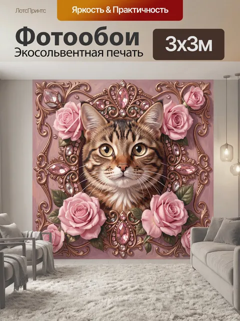 300 × 300 см · Экосольвентная печать