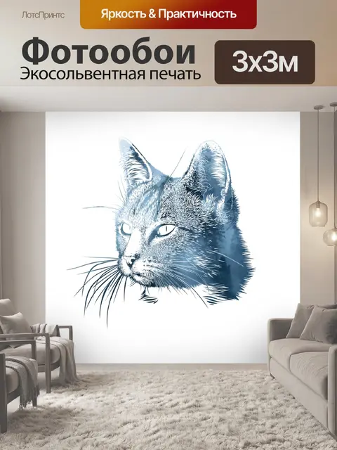 Фотообои Кот