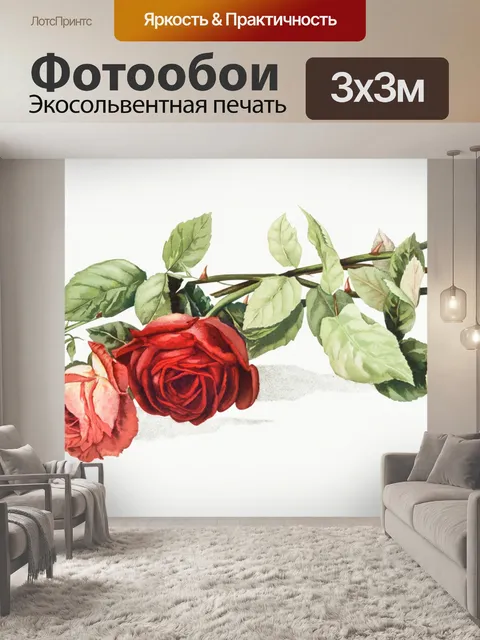 Фотообои Цветок роза винтаж старый