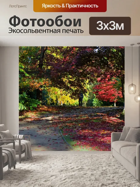 Фотообои Осенние цветы