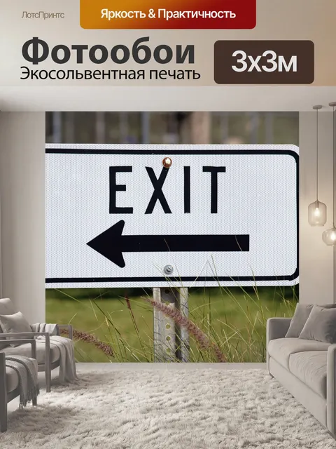 Фотообои Выход Вход