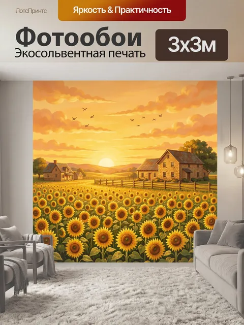 300 × 300 см · Экосольвентная печать