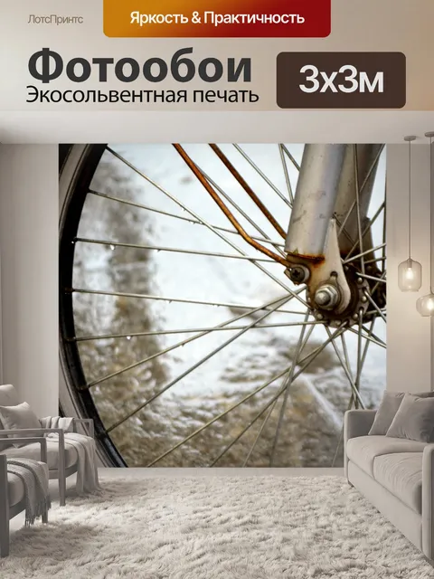 Фотообои Спицы велосипеда шин