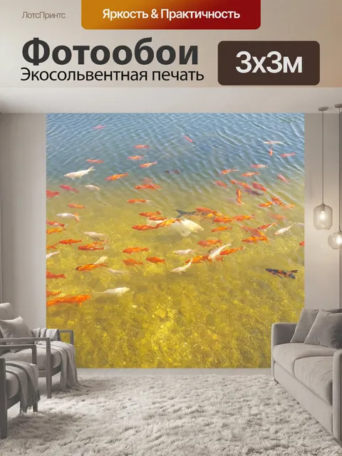 Фотообои Кои