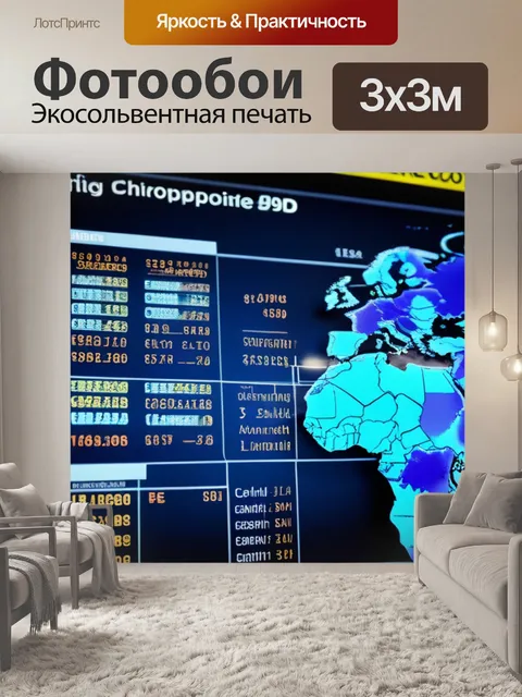 Фотообои мировая экономика: вызовы и возможности