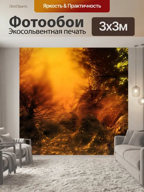 Фотообои путь Лес