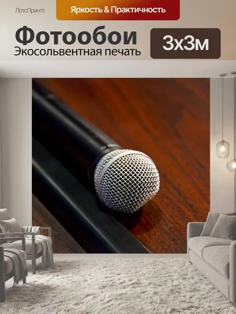 Фотообои Микрофон