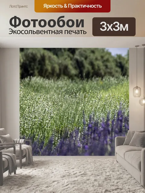 Фотообои Лавандовое поле