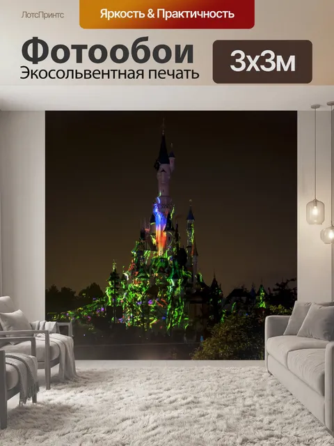 Фотообои Дисней принцесс Париж