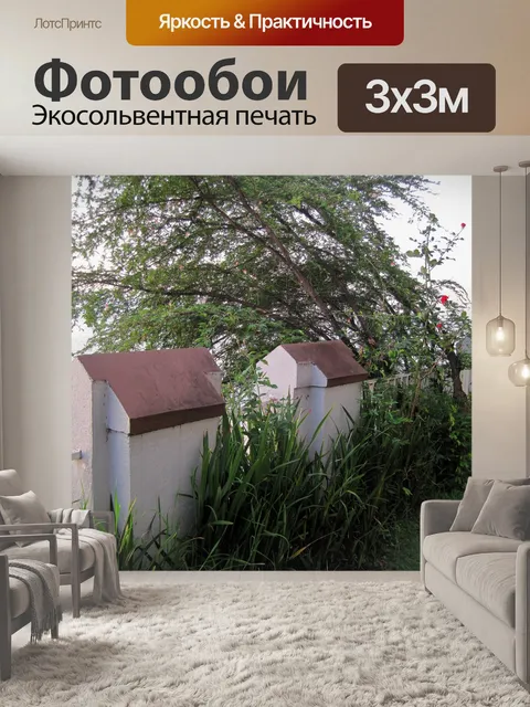 Фотообои стены над озером