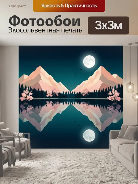 300 × 300 см · Экосольвентная печать