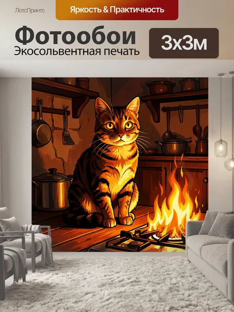 300 × 300 см · Экосольвентная печать