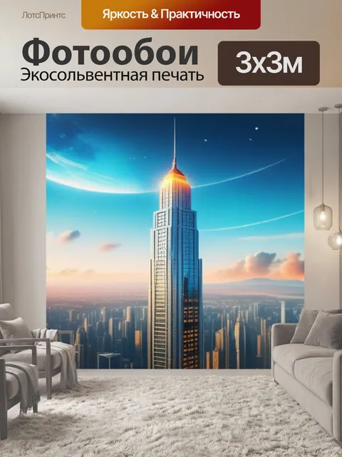 Фотообои с небоскребами