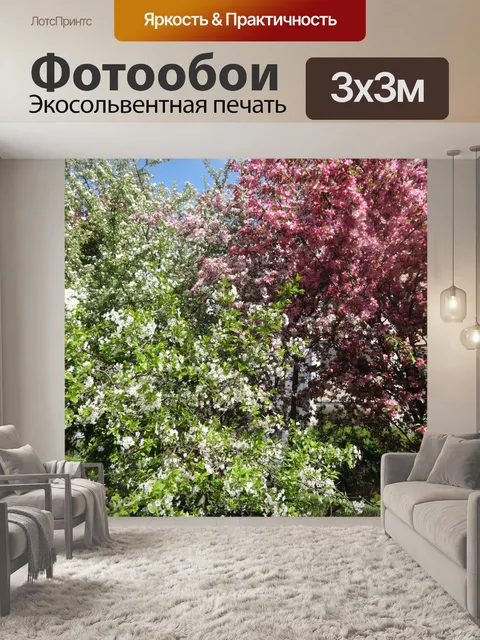 Фотообои Весна в городе