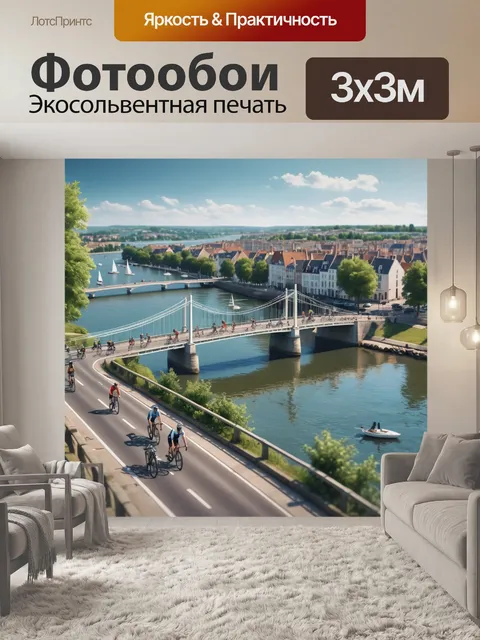 Фотообои город в стиле фотореализм