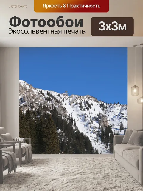 Фотообои Кататься на лыжах