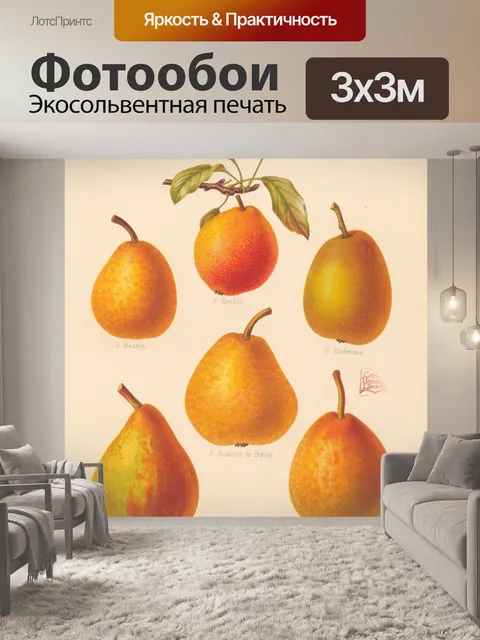 Фотообои Старинный фруктовый сад