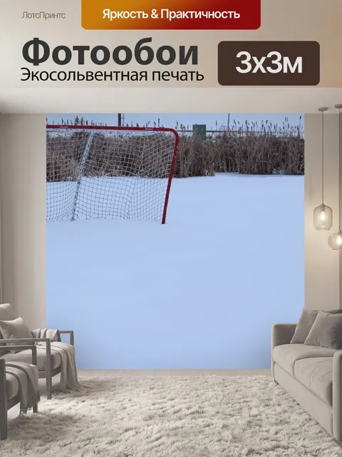 Фотообои Канада Хоккей Каток Чистый