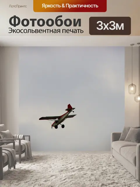 Фотообои Самолет Cessna в небе