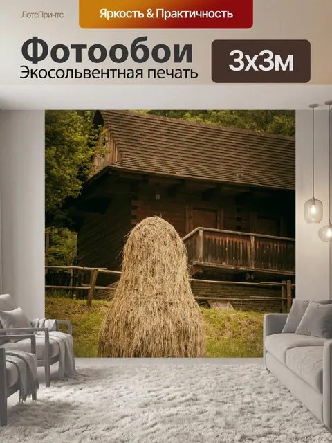 Фотообои Старая модная сена