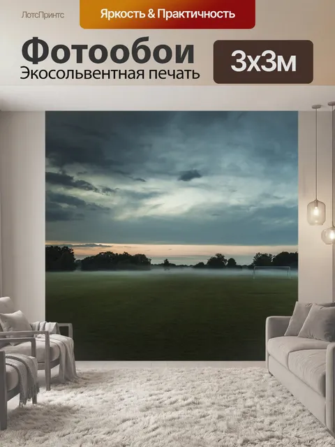 Фотообои Футбольное поле