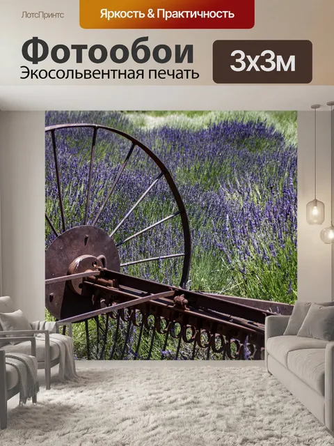 Фотообои Лавандовое поле