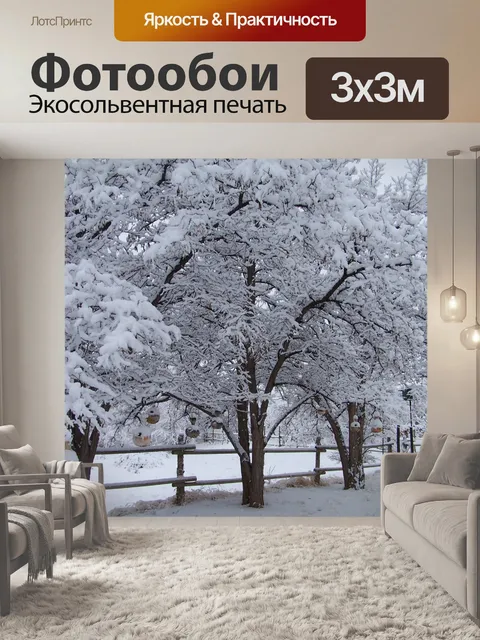 Фотообои Снежный акации 2008