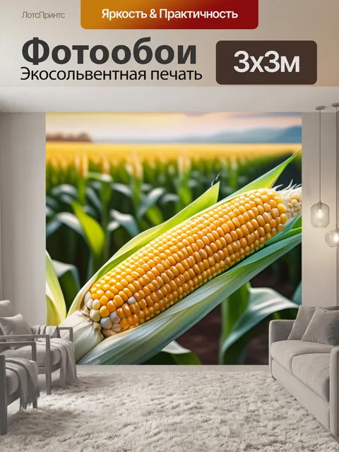 Фотообои с колосьями