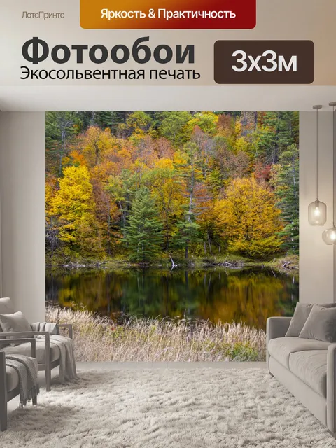 Фотообои Падшее озеро Новой Англии