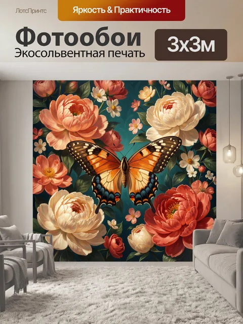 300 × 300 см · Экосольвентная печать