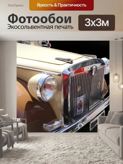 Фотообои Fiat Siata Весна передняя решетка