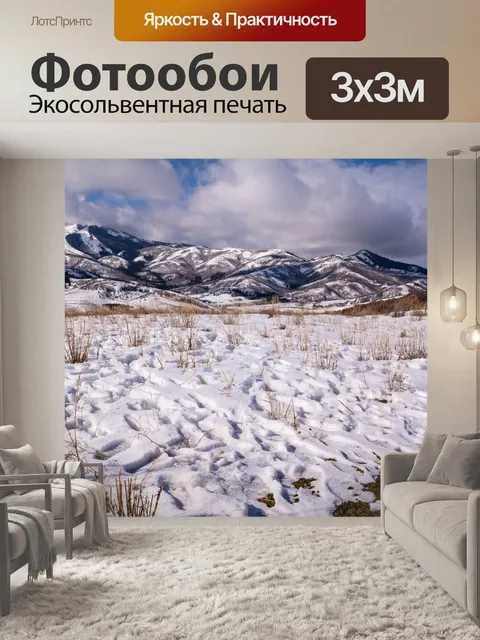 Фотообои Снег