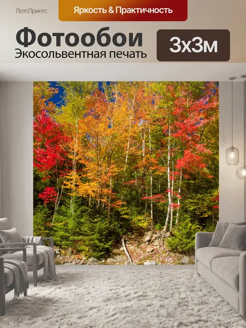 Фотообои Осенняя река