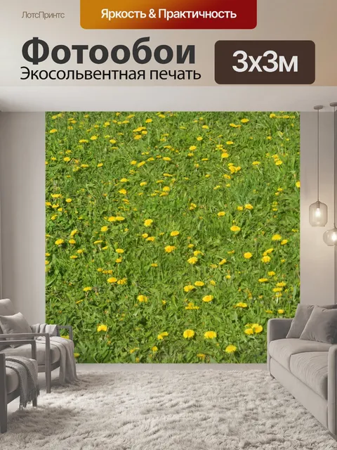 Фотообои Группа Одуванчиков