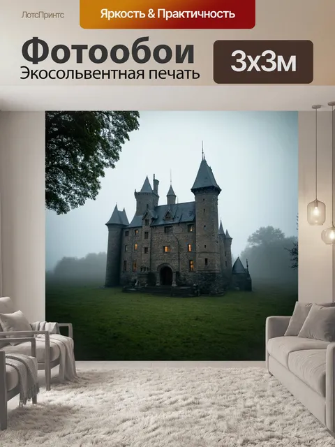 Фотообои туман в стиле гиперреализм