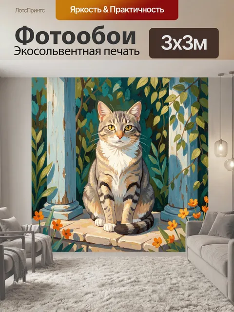 300 × 300 см · Экосольвентная печать