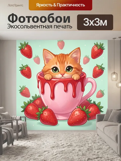 300 × 300 см · Экосольвентная печать
