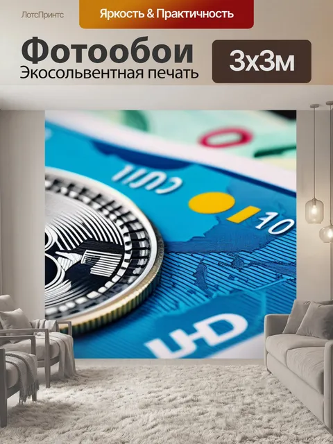 Фотообои мировая экономика и единая валюта