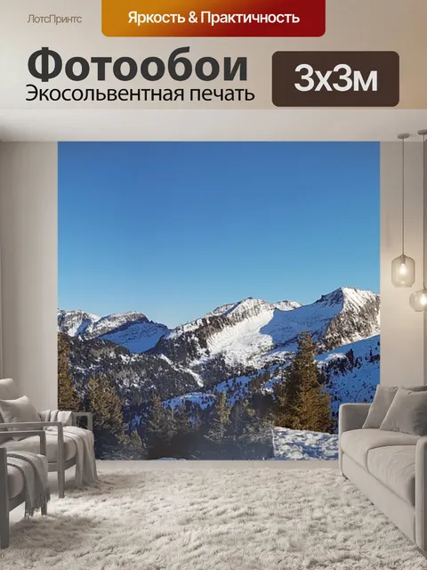 Фотообои Лыжный склон
