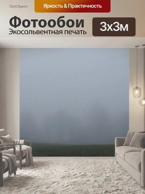 Фотообои Деревья в тумане