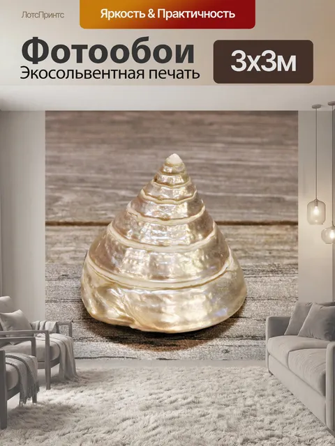 Фотообои Перламутровый крупный план Troca Shell