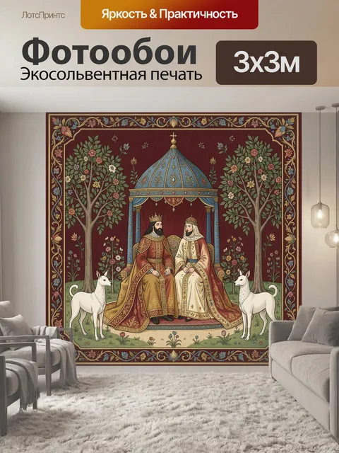 Фотообои Венценосные супруги в саду