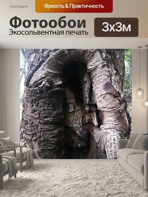 Фотообои большое дерево с большим поражением